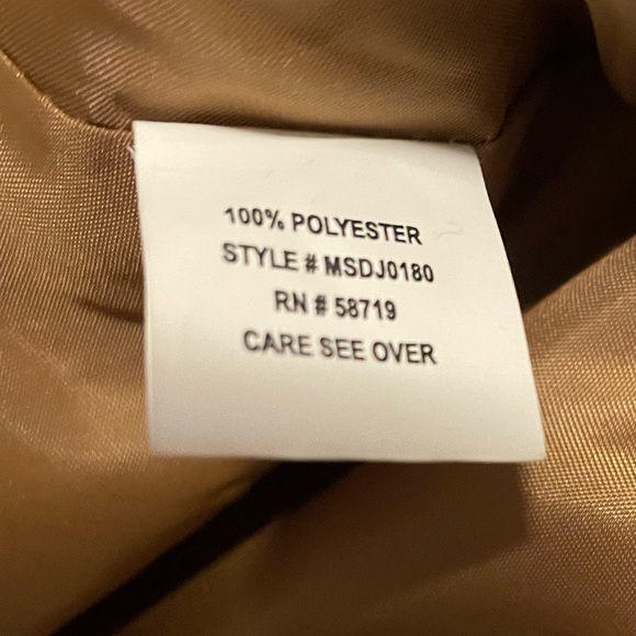 Choices Bronze Lightweight Open Jacket with lining & Ruffled lapel Size XL - Picture 6 of 7